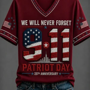 we will never forget 9 11 patriot day 25th anniversary shirt5