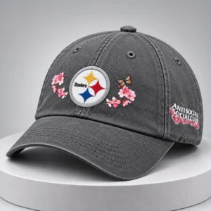 assc x pittsburgh steelers cherry blossoms hat