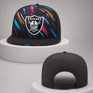 las vegas raiders crucial catch intercept cancer 2026 snapback hat3