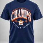 2026 Astros AL West Division Champions Shirt