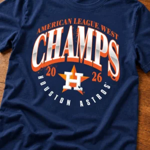 2026 astros al west division champions shirt1