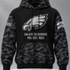2026 eagles salute to service camo hoodie