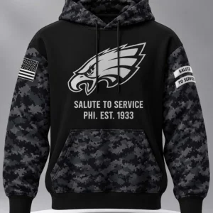 2026 eagles salute to service camo hoodie