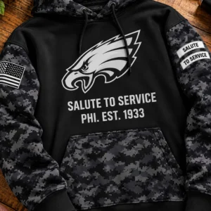 2026 eagles salute to service camo hoodie2