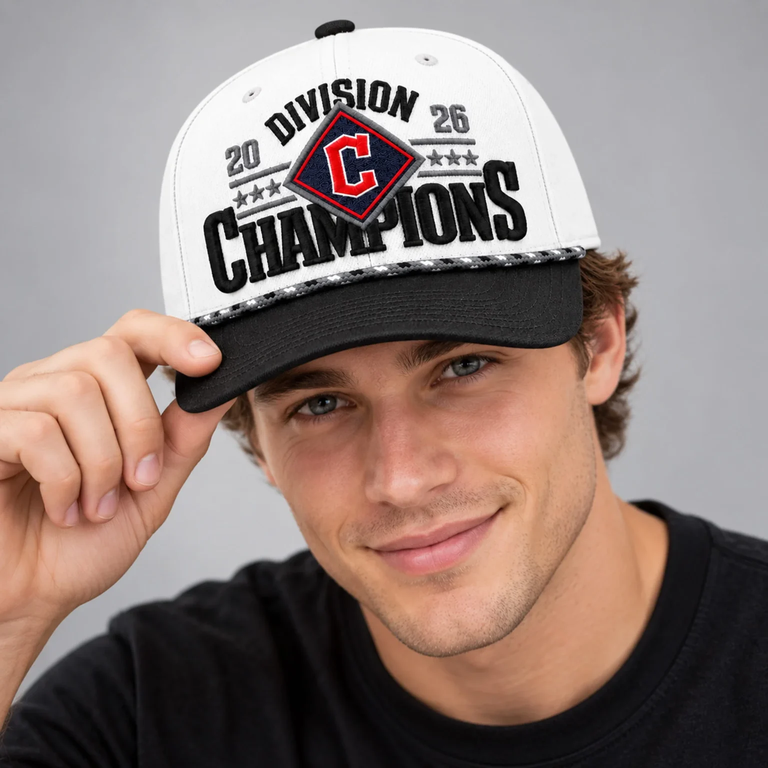 2026 guardians al central division champions locker room hat2