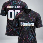 2026 Steelers Crucial Catch Intercept Cancer Football Jersey