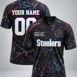 2026 steelers crucial catch intercept cancer football jersey