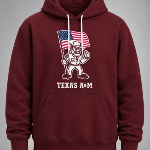 2026 texas am ol sarge american flag hoodie