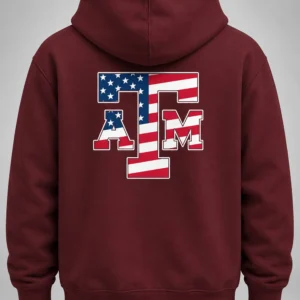 2026 texas am ol sarge american flag hoodie1