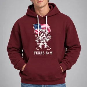 2026 texas am ol sarge american flag hoodie2