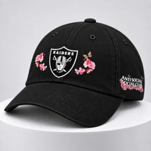 assc x raiders cherry blossoms hat