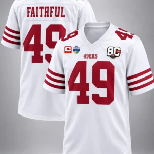 49ers 80th anniversary game jersey