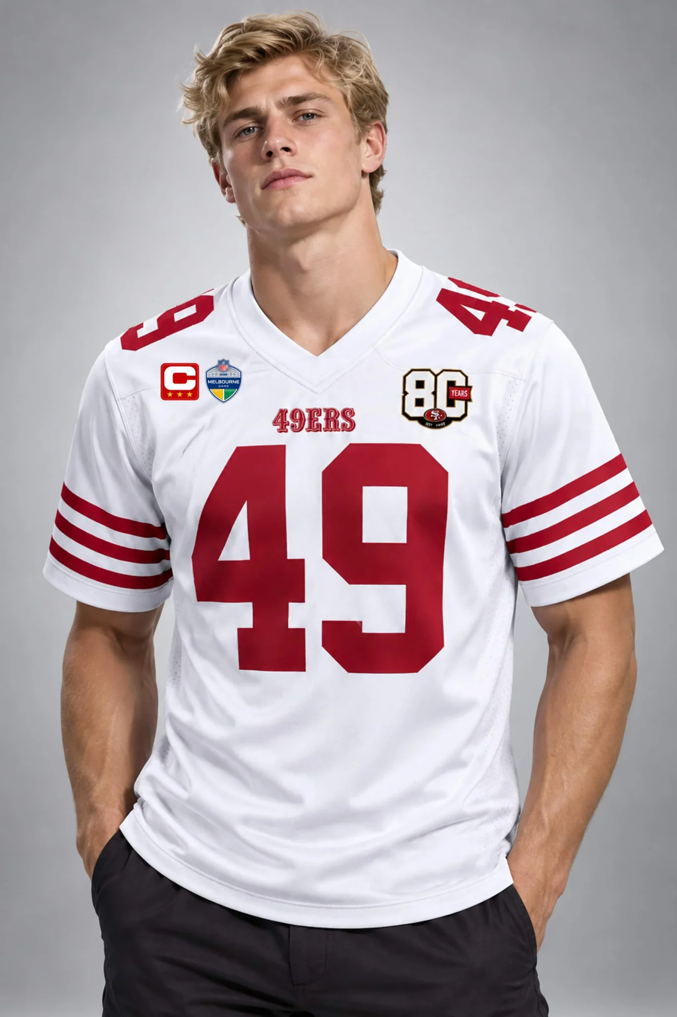 49ers 80th anniversary game jersey1
