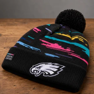 philadelphia eagles 2026 crucial catch cuffed knit hat1