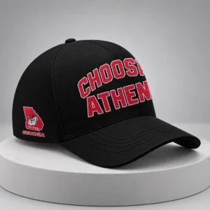 ella langley choosing athens georgia bulldogs hat