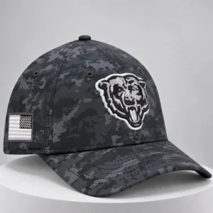 chicago bears 2026 salute to service camo hat