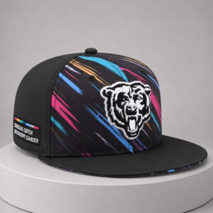 chicago bears crucial catch intercept cancer 2026 snapback hat3