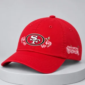 assc x 49ers cherry blossoms hat