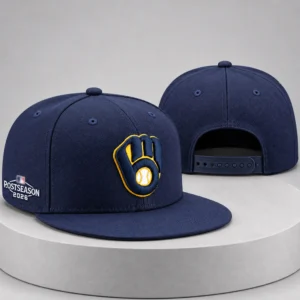 milwaukee brewers 2026 postseason snapback hat