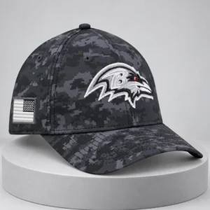 baltimore ravens 2026 salute to service camo hat