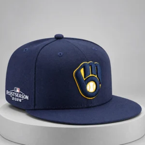 milwaukee brewers 2026 postseason snapback hat2
