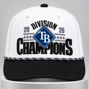 tb rays 2026 al east division champions locker room hat