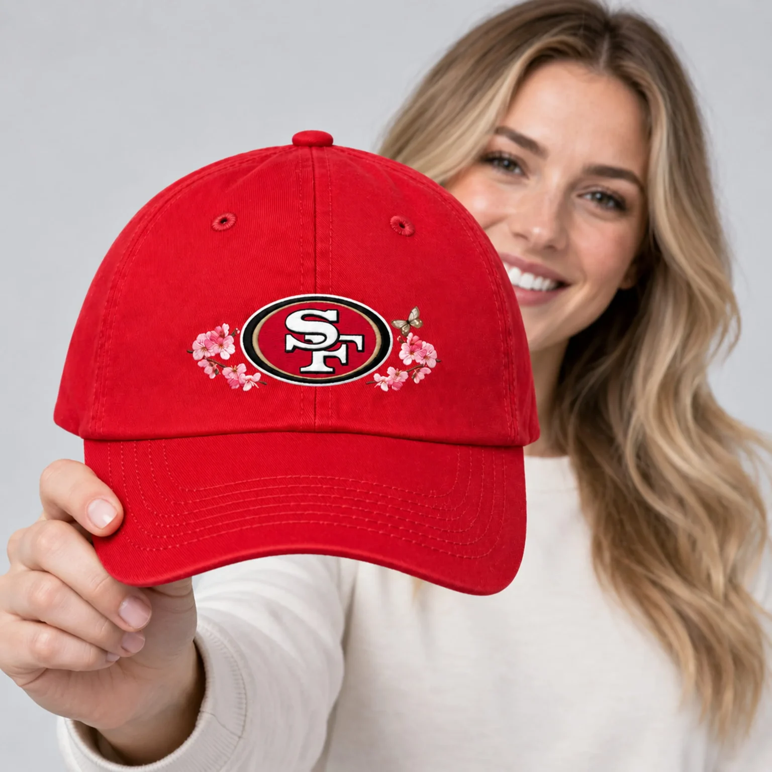 assc x 49ers cherry blossoms hat2