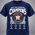 Astros 2017-2026 AL West Champions Shirt