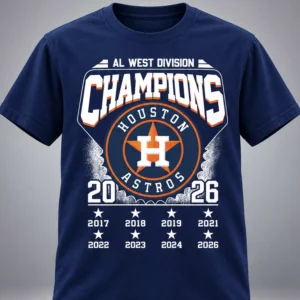 astros 2017 2026 al west champions shirt