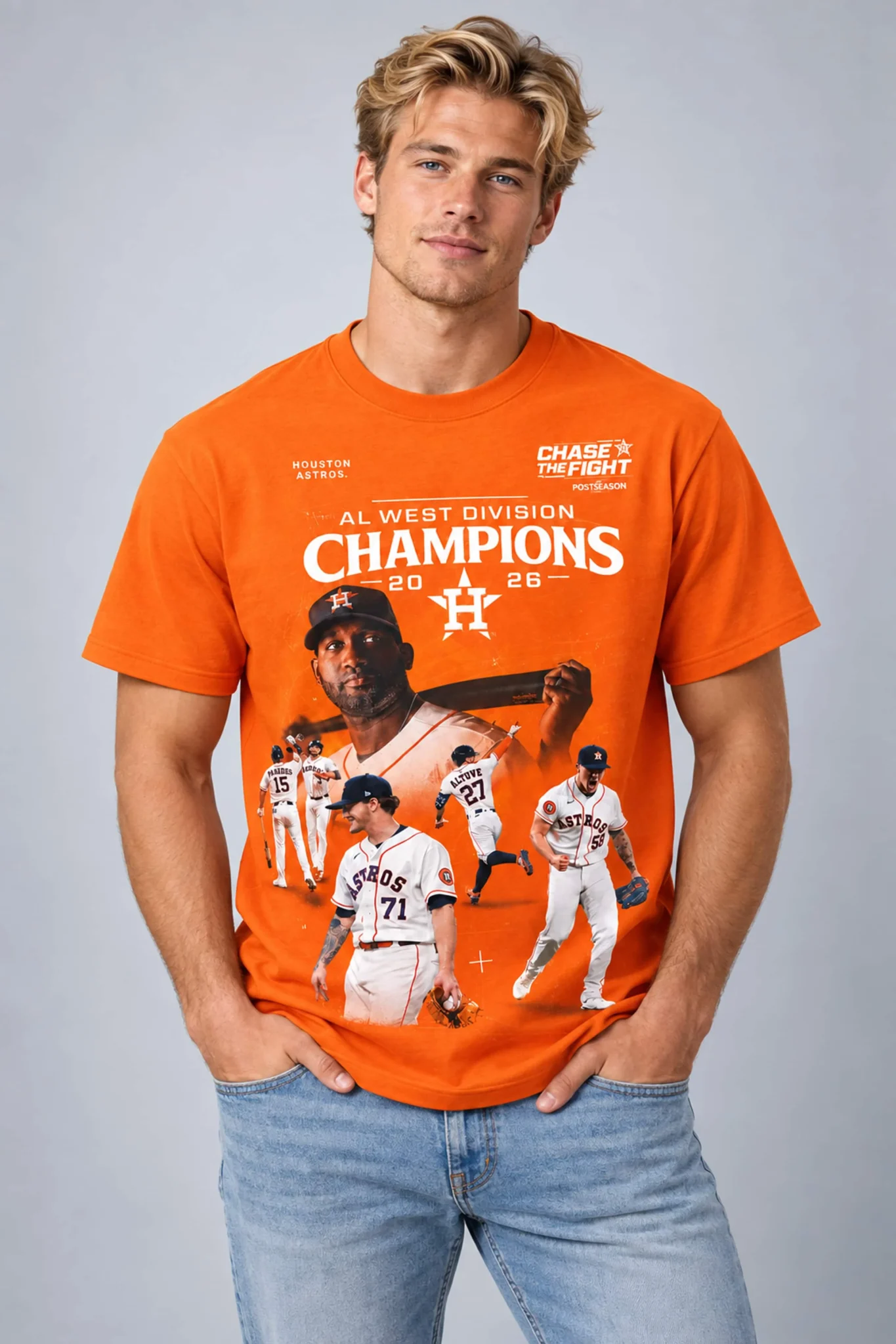 astros al west division champions chase the fight shirt2