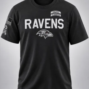 baltimore ravens 2026 salute to service shirt