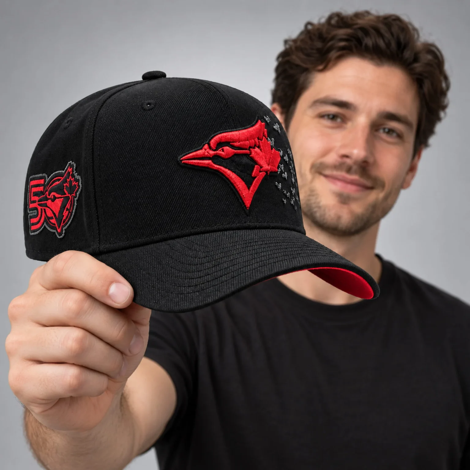 bat jays toronto blue jays 50th anniversary hat3