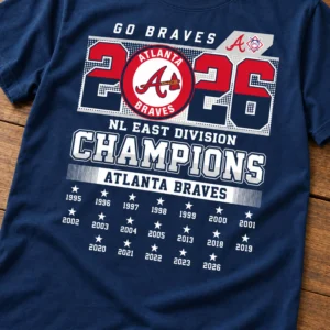 braves nl east division champs 2026 shirt2
