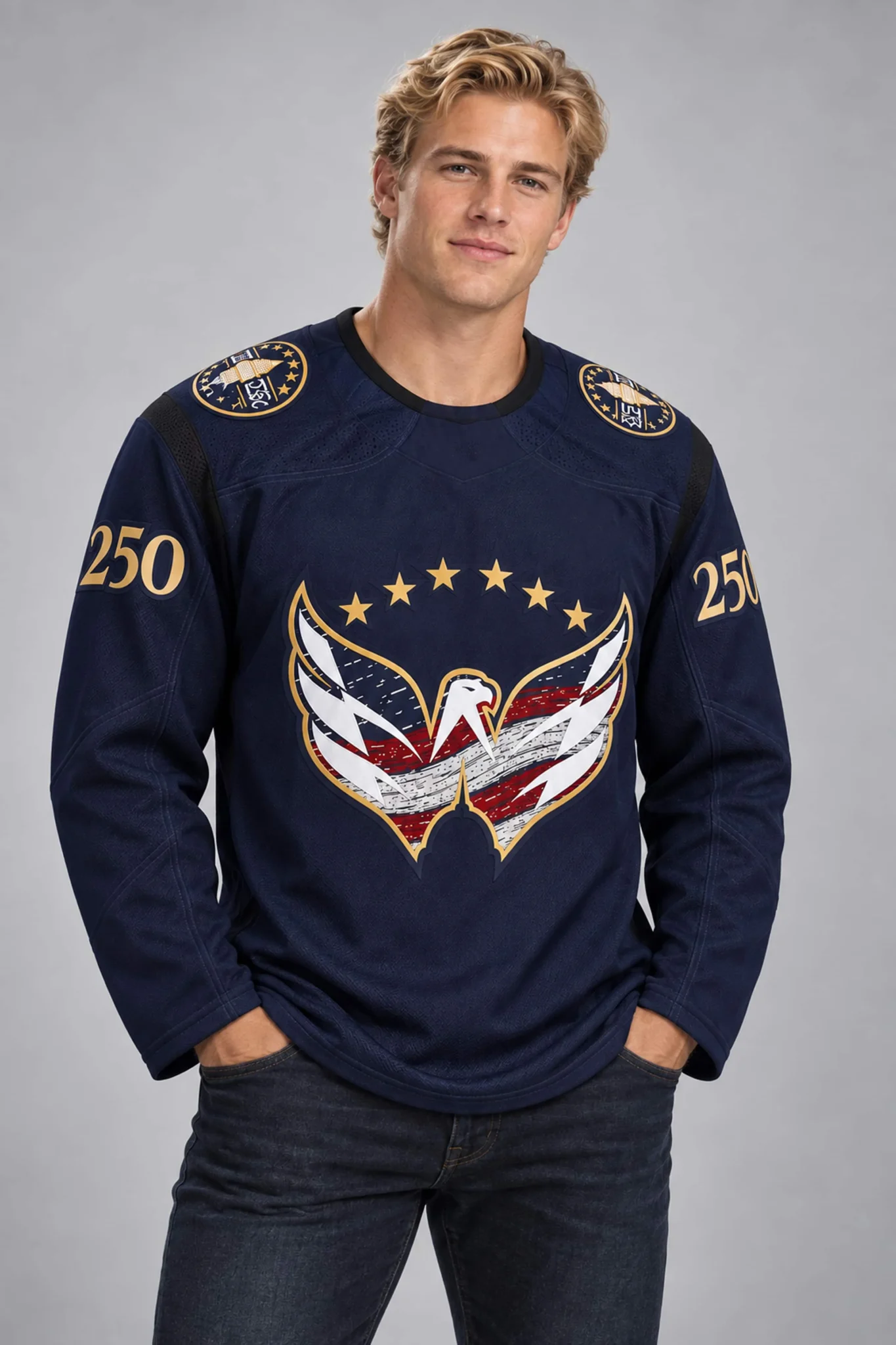 capitals 250th anniversary hockey jersey2