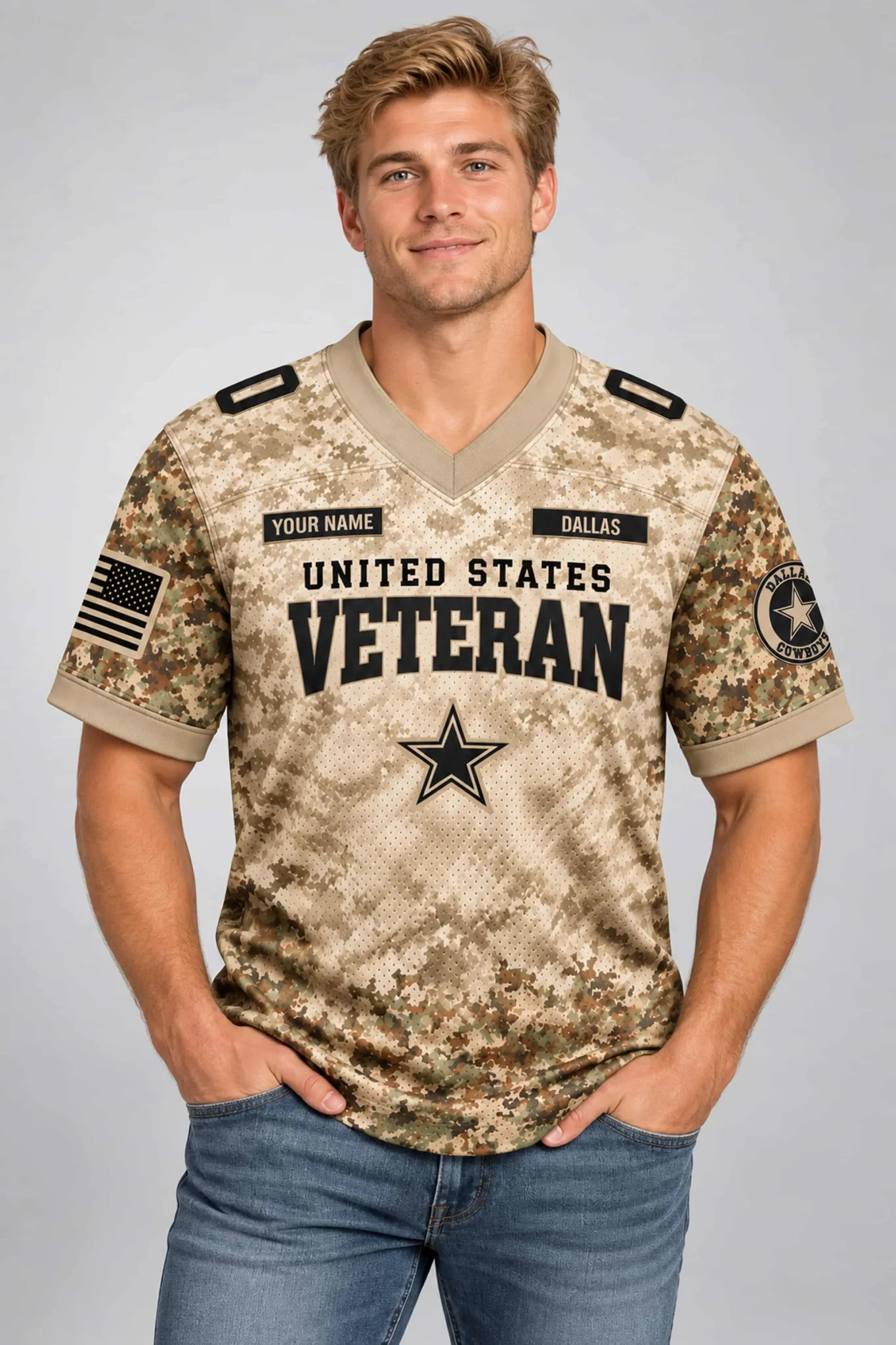 cowboys u s veterans day tribute jersey3