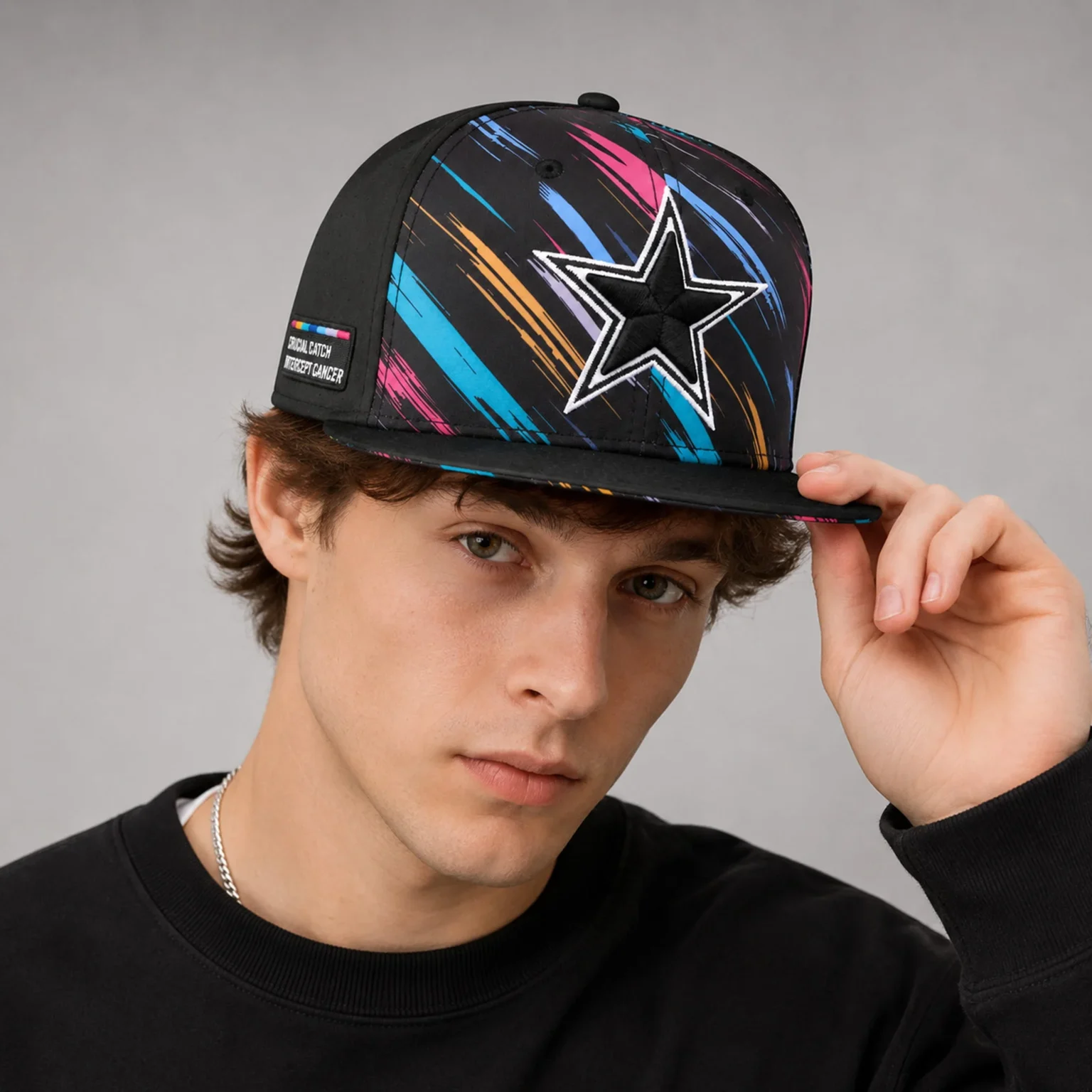 dallas cowboys crucial catch intercept cancer 2026 hat1