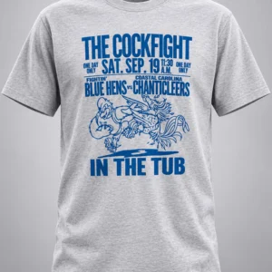 delaware football the cockfight in the tub shirt