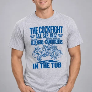 delaware football the cockfight in the tub shirt2