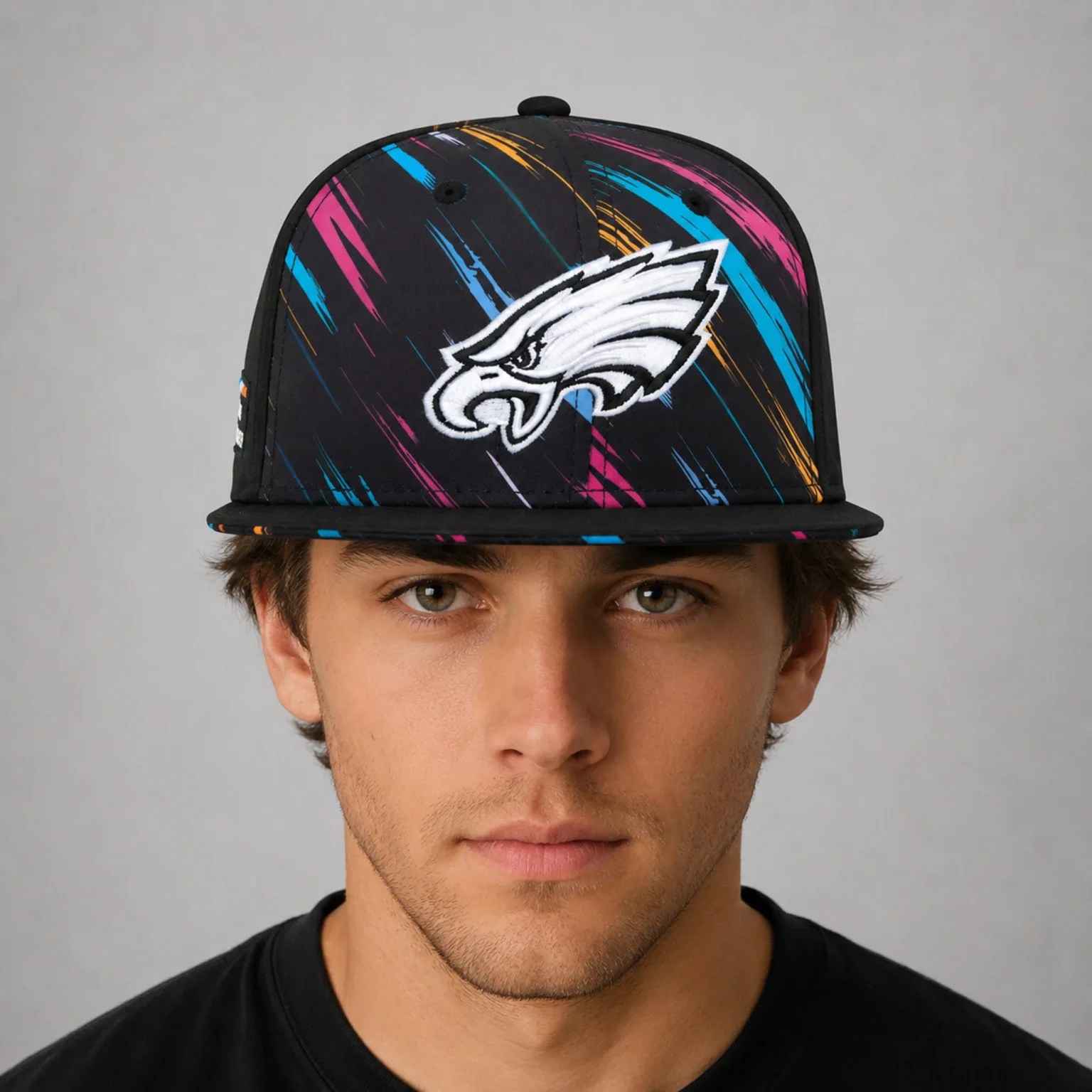 eagles crucial catch intercept cancer 2026 snapback hat2 eagles crucial catch intercept cancer 2026 snapback hat2