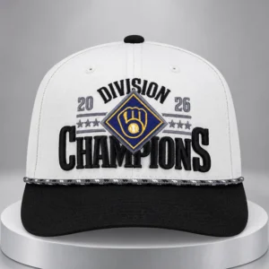 brewers 2026 nl central division champions locker room hat