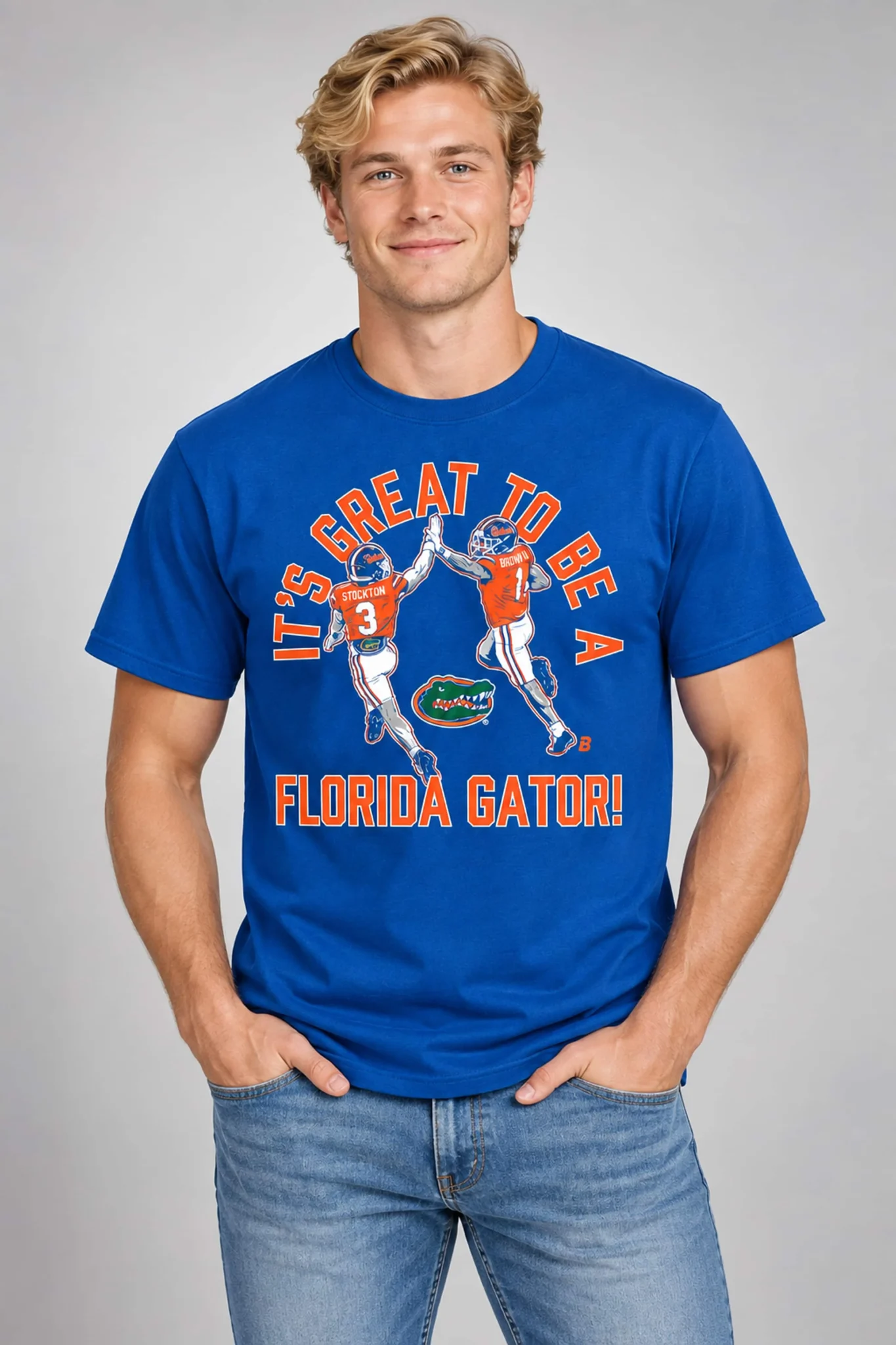 florida football vernell brown iii bailey stockton high five shirt1