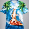 joe burrow cat surfing on pizza shirt