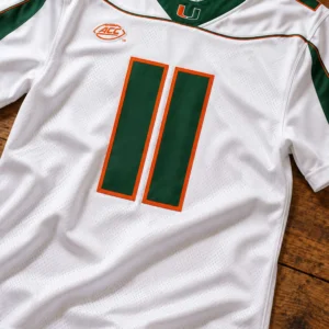 ken dorsey hurricanes 2001 national championship white jersey2