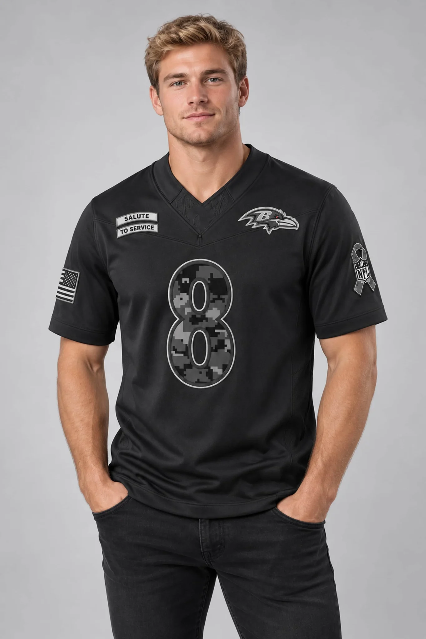 lamar jackson ravens 2026 salute to service jersey3