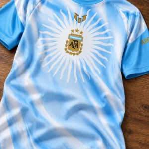 messi farewell argentina 2026 pre match shirt3