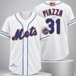 Mike Piazza #31 Signature New York Mets 9/11 Jersey