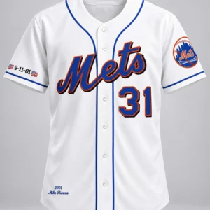 mike piazza 31 signature new york mets 9 11 jersey1