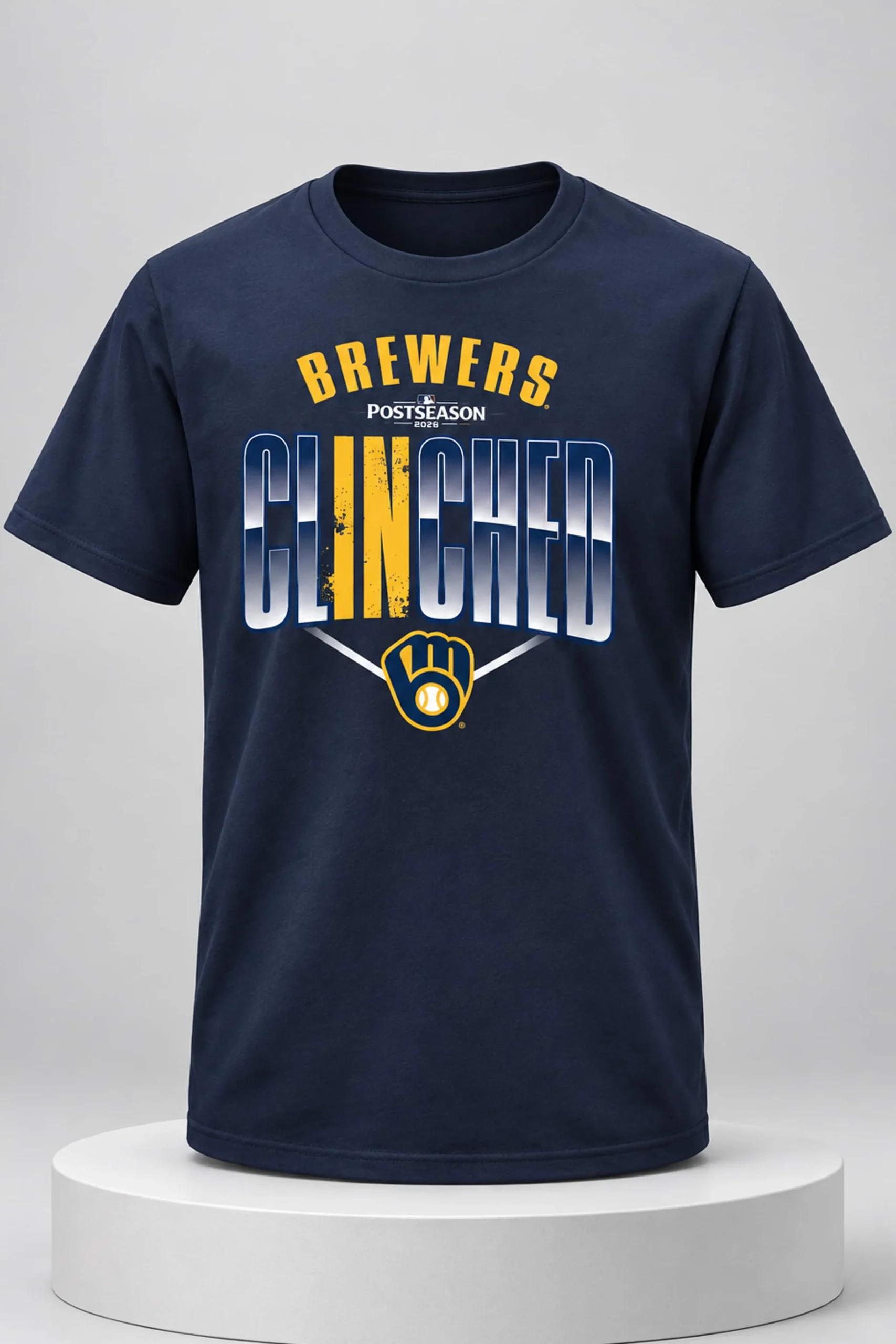 Milwaukee Brewers 2026 Postseason Locker Room T-Shirt 1 milwaukee brewers 2026 postseason locker room t shirt