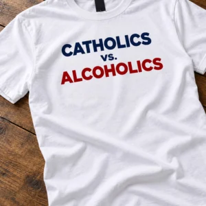 Notre Dame Catholics vs Alcoholics Shirt 4 notre dame catholics vs alcoholics shirt1