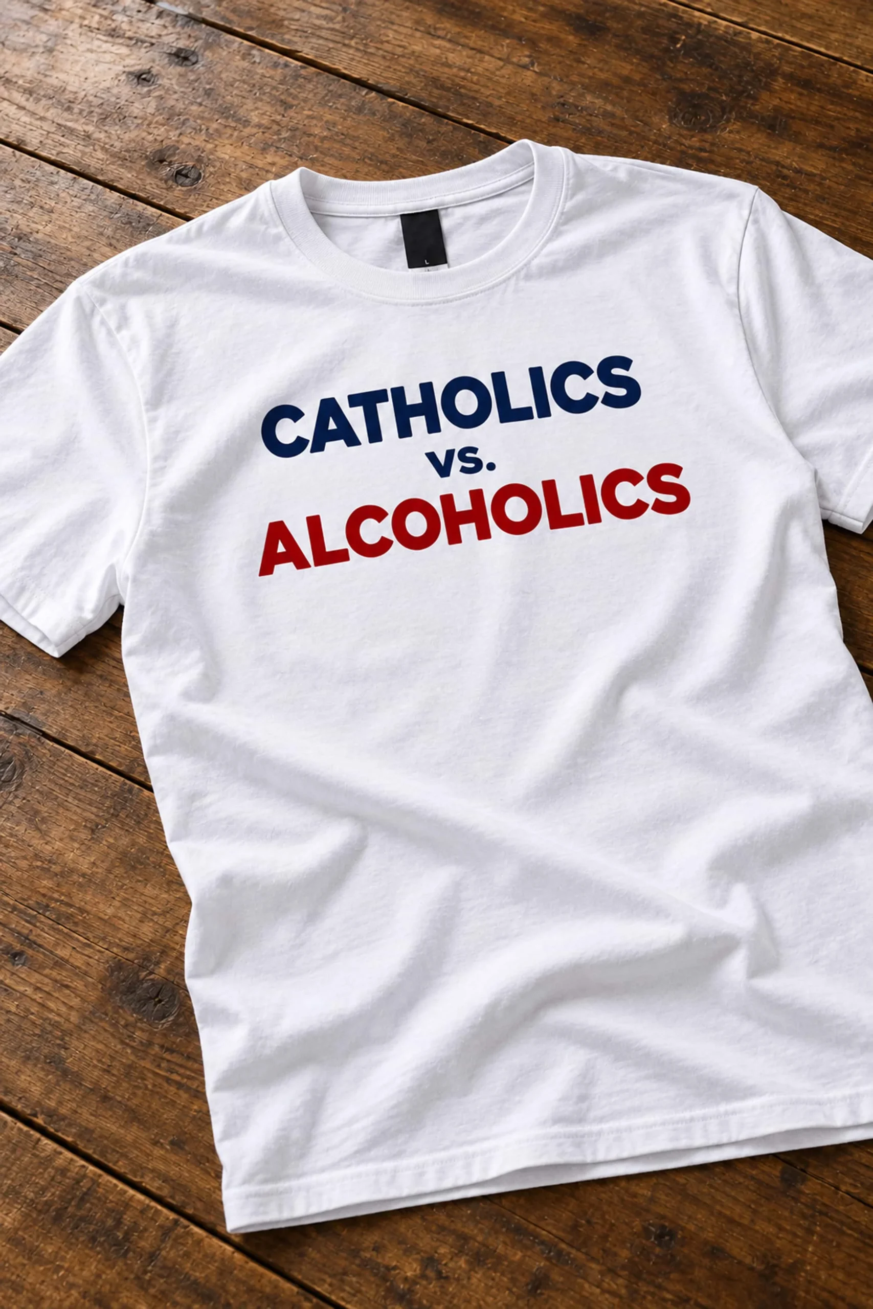 Notre Dame Catholics vs Alcoholics Shirt 2 notre dame catholics vs alcoholics shirt1